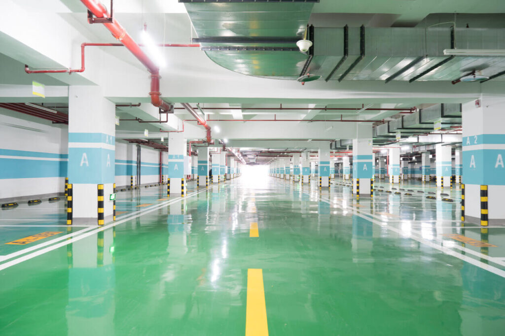 carpark-flooring-green-epoxy-flooring